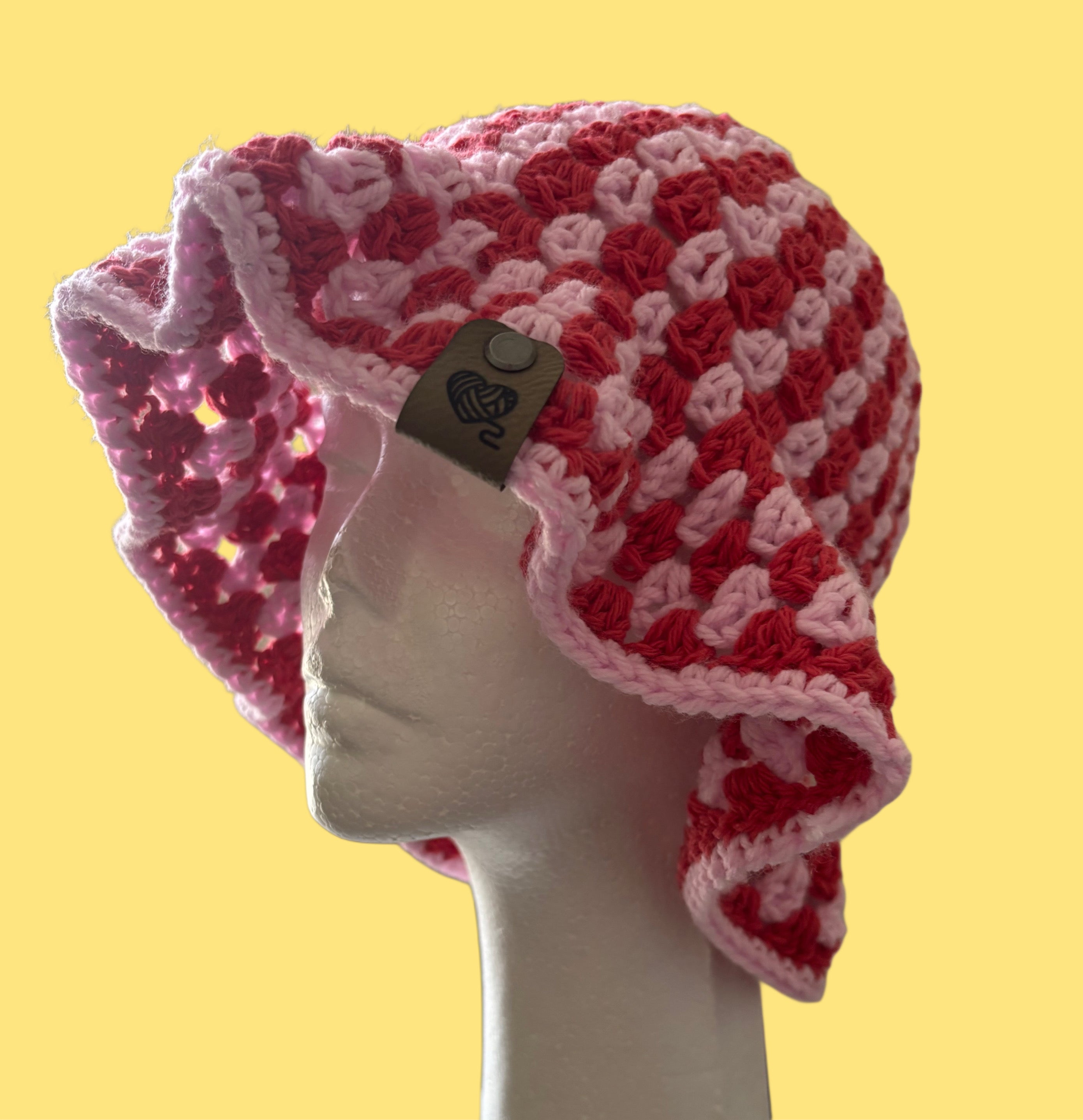 Pink & Red Bucket Hat