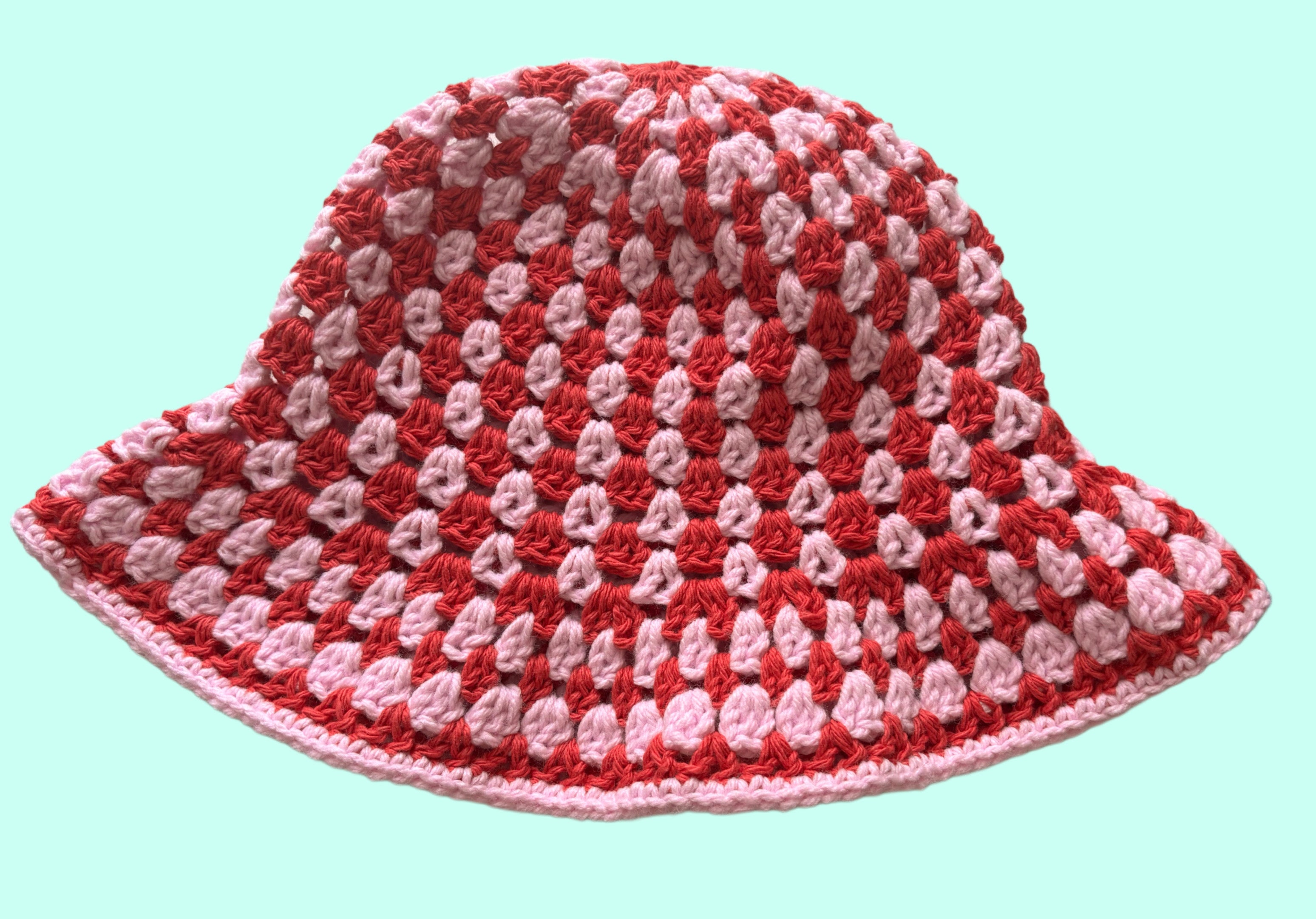 Pink & Red Bucket Hat