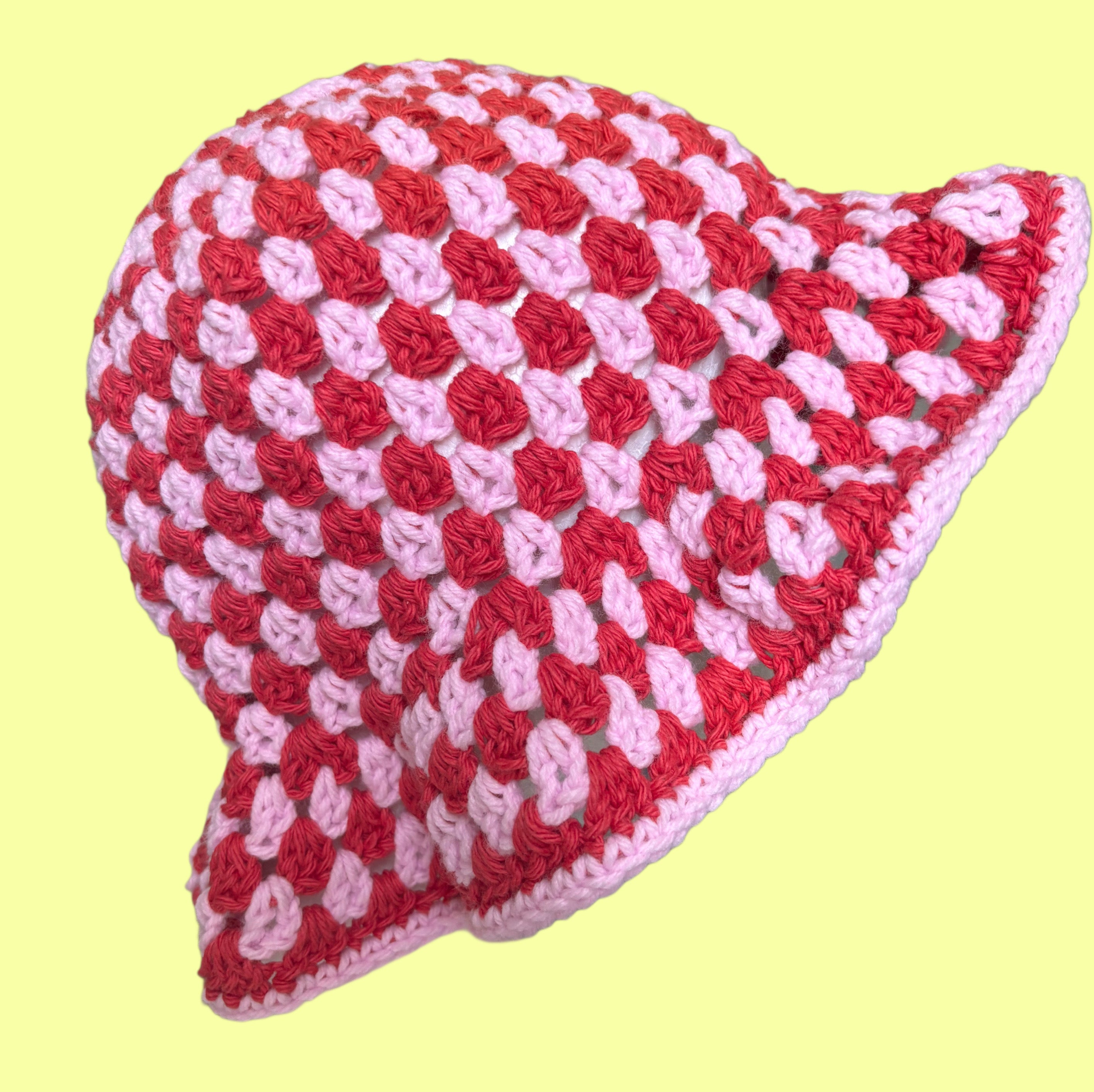 Pink & Red Bucket Hat