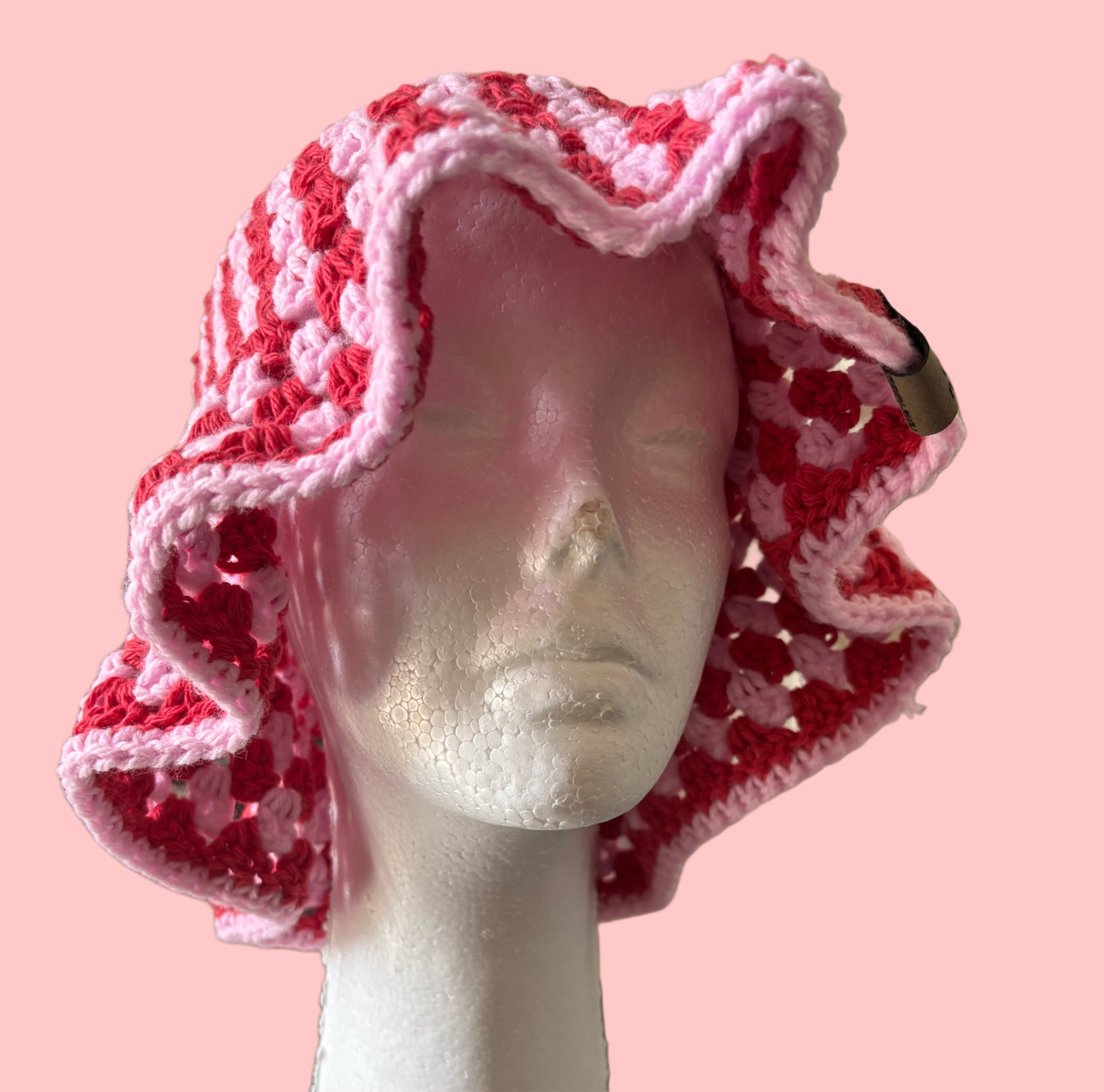 Pink & Red Bucket Hat